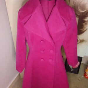 MANTEAU LONG PIN-UP ROSE