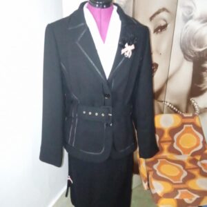 TAILLEUR JUPE VESTE ET CHEMISE VINTAGE