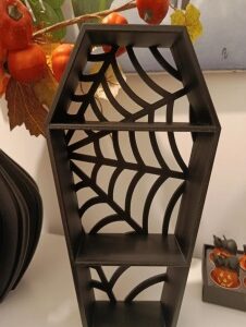 Etagère spiderweb noire
