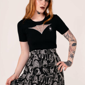 TOP TOILE D'ARAIGNÉE HELL BUNNY