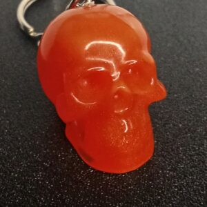 PORTE CLE SKULL ORANGE OU VERT PSYCHO GHOUL
