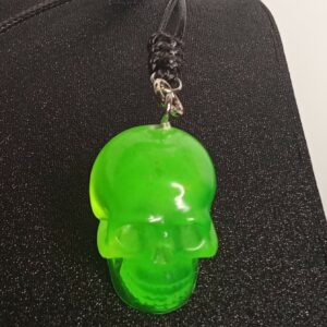 Pendentif Skull Vert Psycho