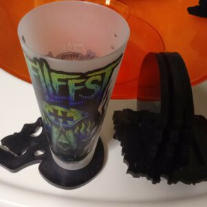 SET DE 4 DESSOUS DE VERRE CRANE NOIR