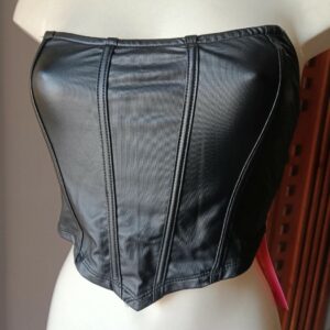 BUSTIER SIMILICUIR TAILLE L