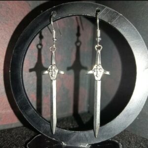 BOUCLES D'OREILLES EPEE GOTHIC ACADEMY