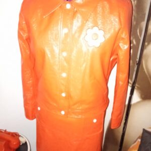 TAILLEUR JUPE STYLE COURREGE ANNEES 60