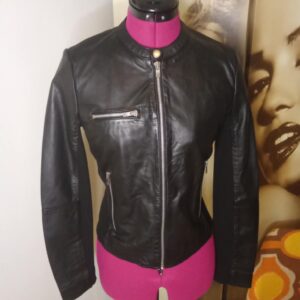 BLOUSON MOTARDE CUIR MANGO