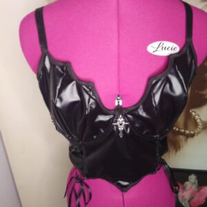 TOP/BUSTIER CHAUVE-SOURIS DARK