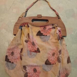 SAC A MAIN VINTAGE FLORAL PIN'UP