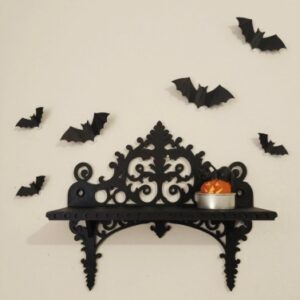 Etagère déco noire gothique/baroque