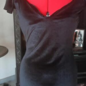 ROBE COURTE DARK VELOURS