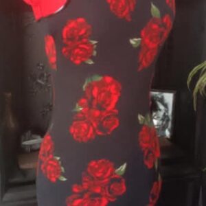 ROBE DARK FLORALE