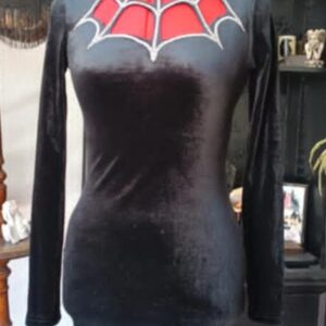 ROBE GOTH AND GHOUL SPIDERWEB