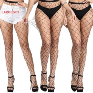 COLLANT RESILLE NOIR LARGE MAILLES