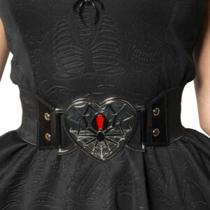 CEINTURE COEUR VEUVE NOIRE KREEPSVILLE BEST SELLER !!!