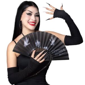 EVENTAIL GLAMOUR GHOUL ELVIRA DARK LOVE KREEPSVILLE !!!