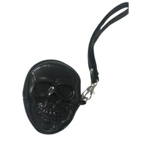 Porte-monnaie Skull noir