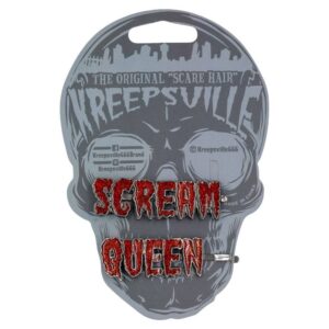 BARRETTES CHEVEUX "SCREAM QUEEN" KREEPSVILLE