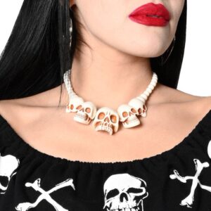 Collier Collection Crâne modèle blanc KREEPSVILLE !!!